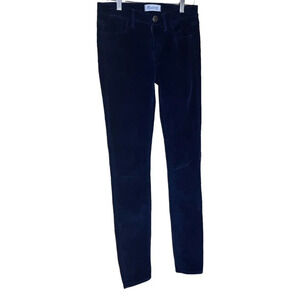 MADEWELL Women's Navy Skinny Corduroy Pants Size 24x32